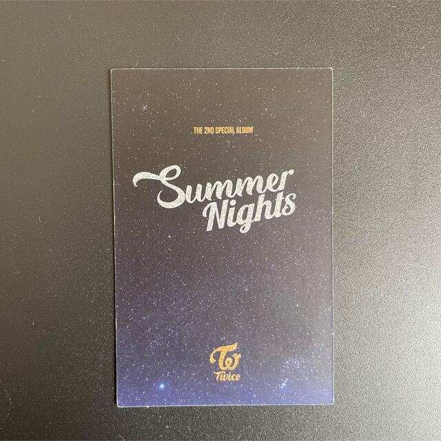 Waste(twice)(ウェストトゥワイス)のTWICE ジヒョ　トレカ　summer nights エンタメ/ホビーのCD(K-POP/アジア)の商品写真