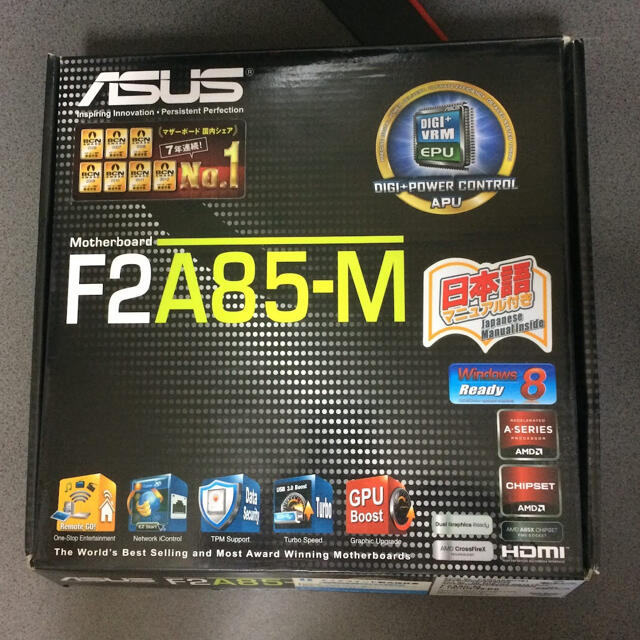 ASUS AMD用マザーボード F2A85-M 動作確認済み 2