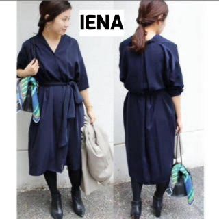 イエナ(IENA)のIENA イエナ CLASSY.コラボ ノーカラーワンピース 3WAY(ロングワンピース/マキシワンピース)