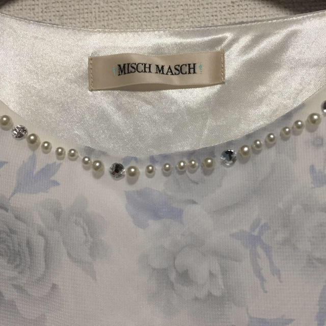 MISCH MASCH(ミッシュマッシュ)のblue花柄　カットソー💙 レディースのトップス(カットソー(半袖/袖なし))の商品写真