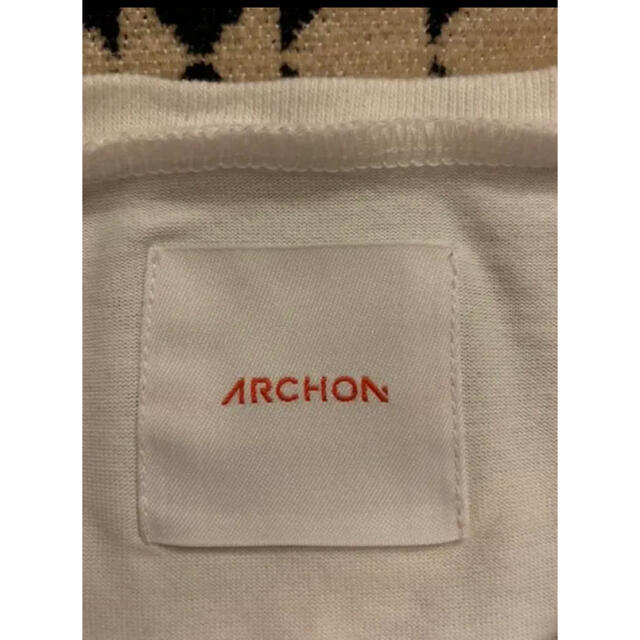 ARCHON アルコン 白無地 半袖Tシャツ デザイナーズ ストリート モード メンズのトップス(Tシャツ/カットソー(半袖/袖なし))の商品写真
