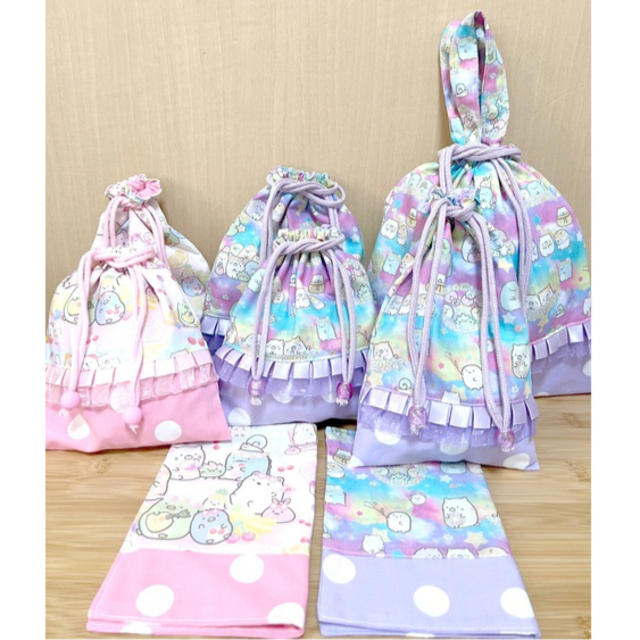 みなゆり様　専用 ハンドメイドのキッズ/ベビー(バッグ/レッスンバッグ)の商品写真