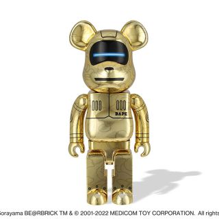 メディコムトイ(MEDICOM TOY)のBE@RBRICK SORAYAMA X BABYMILO®GOLD1000%(フィギュア)