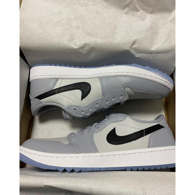 NIKE - nike air Jordan 1 low golf wolf gray 27の通販 by くろ's