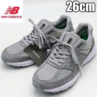 ニューバランス(New Balance)の新品★26cm ニューバランス M990JS5 グレー スニーカー メンズ v5(スニーカー)