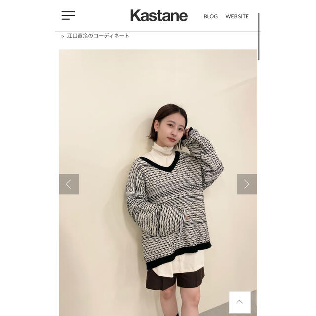 Kastane(カスタネ)のテレコハイネックビックロンT レディースのトップス(カットソー(長袖/七分))の商品写真