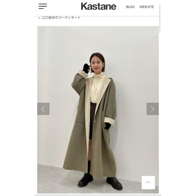 Kastane(カスタネ)のテレコハイネックビックロンT レディースのトップス(カットソー(長袖/七分))の商品写真