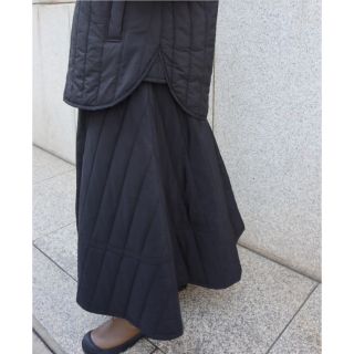 machatt  ♡BLACKキルティングスカート美品【入手困難品レア】(ロングスカート)