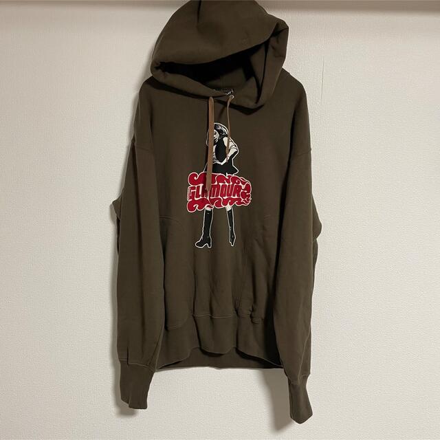 HYSTERIC GLAMOUR(ヒステリックグラマー)の超希少！完売品！VIXEN GIRL オーバーサイズパーカー メンズのトップス(パーカー)の商品写真