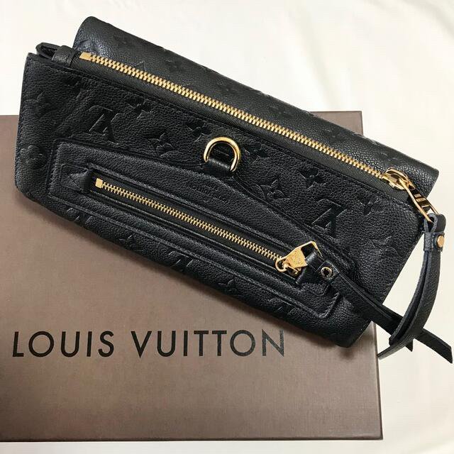 LOUIS VUITTON(ルイヴィトン)の ヴィトン モノグラム アンプラント ペティントクラッチ セカンド レザー 本物 レディースのバッグ(クラッチバッグ)の商品写真