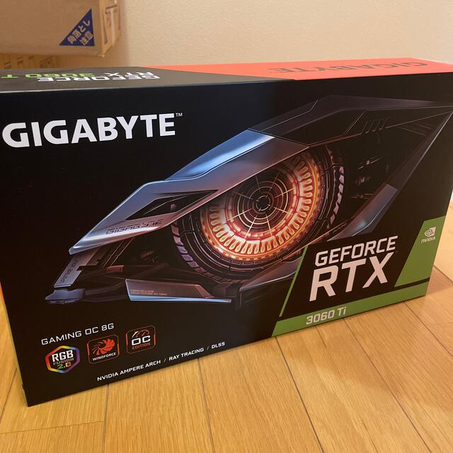 【レン・レインさん専用】【新品・未開封】GIGABYTE RTX 3060Ti スマホ/家電/カメラのPC/タブレット(PCパーツ)の商品写真