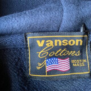 VANSON - 未使用☆VANSON バンソン スウェット パーカー ネイビー/Lの