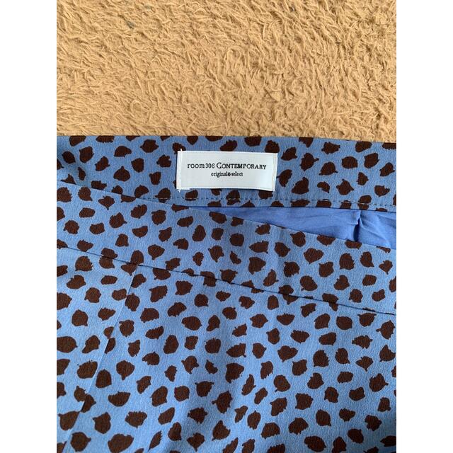 room306 CONTEMPORARY(ルームサンマルロクコンテンポラリー)のleopard flare skirt レディースのスカート(ロングスカート)の商品写真