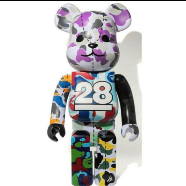 BE@RBRICK BAPE 28TH ANNIVERSARY 1000% #1