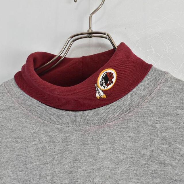 USA製 Majestic REDSKINS タートルネック スウェット 刺繍 2