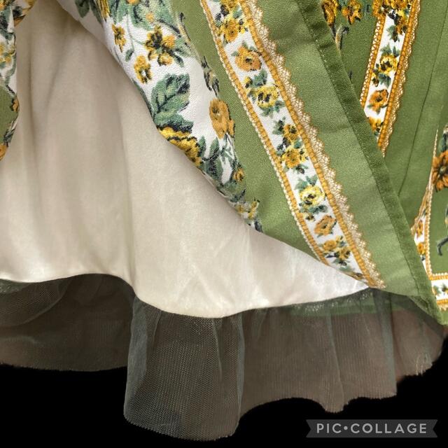 axes femme(アクシーズファム)の115.スカーフパネル柄ワンピース レディースのワンピース(ひざ丈ワンピース)の商品写真
