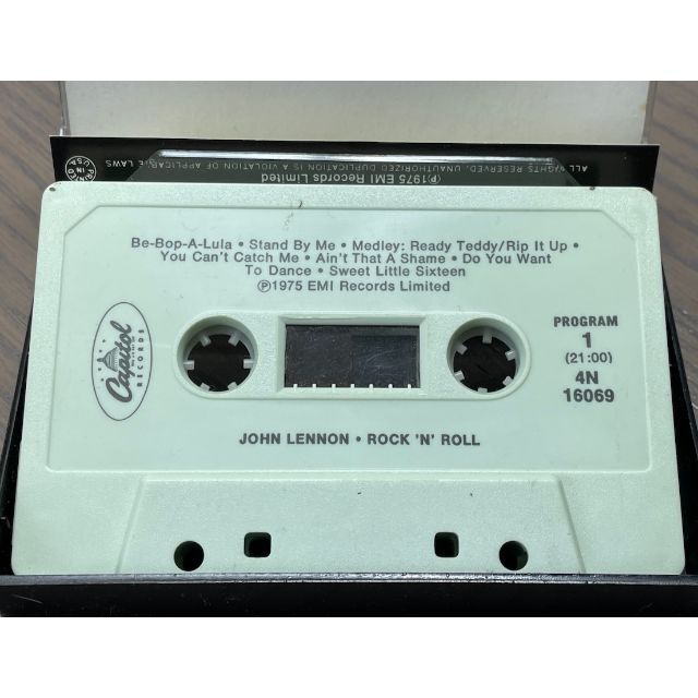 廃盤カセットテープ/ジョン・レノン/John Lennon/ロックン・ロール