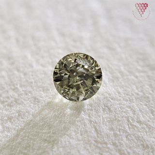 0.080 ct F.L.Gra.Gre.YELLOW 天然 イエロー ダイヤ(リング(指輪))