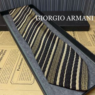 ジョルジオアルマーニ(Giorgio Armani)のGIORGIO ARMANI ジョルジオアルマーニ メンズ ネクタイ ストライプ(ネクタイ)