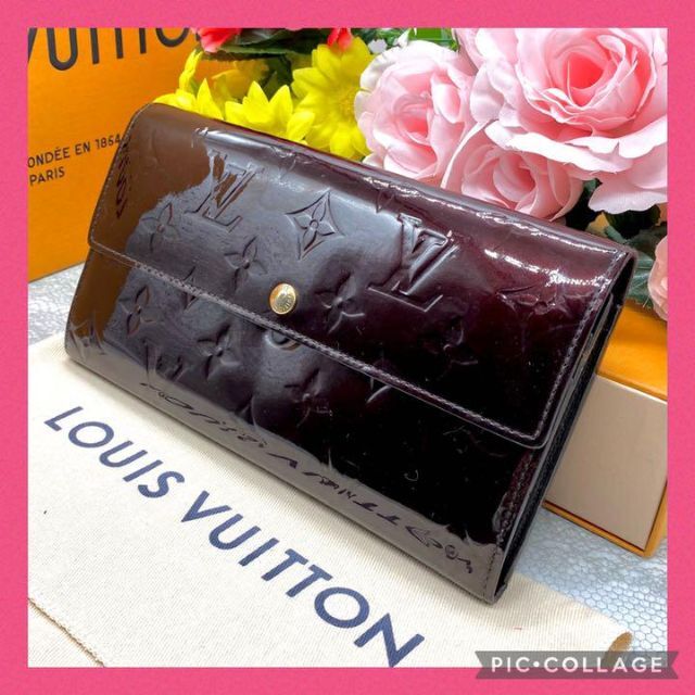 ルイヴィトン ヴェルニ ポルトフォイユサラ  LOUISVUITTON