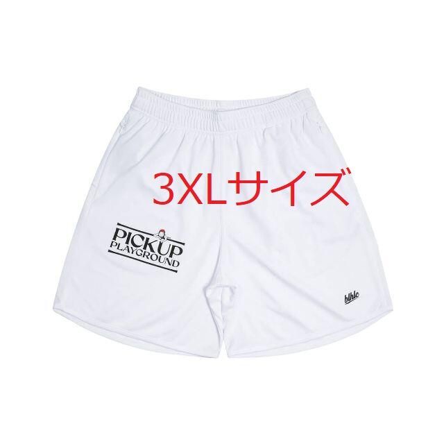 PICK UP PLAYGROUND ballaholic  パンツ 白 3XL メンズのパンツ(ショートパンツ)の商品写真