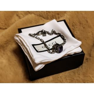 グッチ(Gucci)の【レア廃盤品】Gucci シルバー ブレスレット スクエアＧ(ブレスレット)