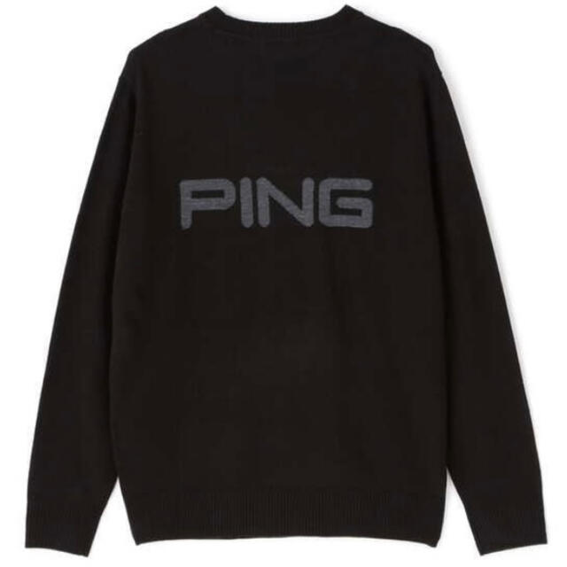 PING(ピン)の【PING】Mr.PING クルーネック ニット プルオーバー Mサイズ メンズのトップス(ニット/セーター)の商品写真