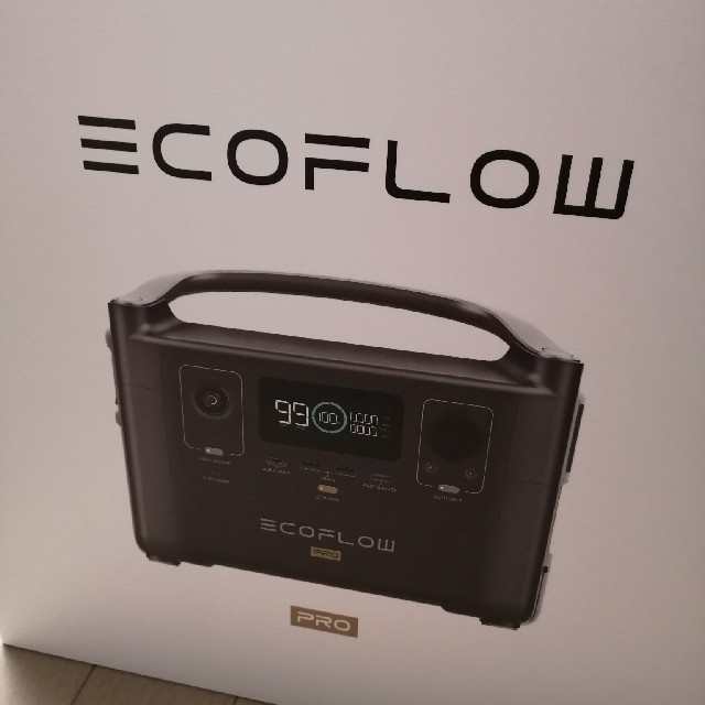 【新品/未開封】EcoFlow ポータブル電源 大容量 RIVER Pro
