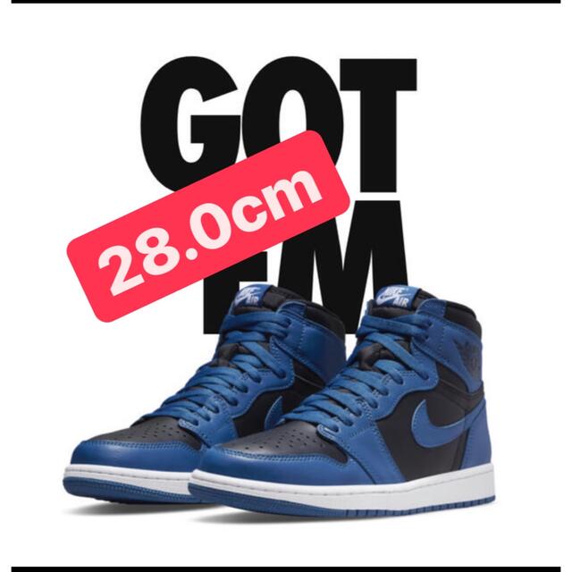 Nike Air Jordan 1 High Dark Marina Blue