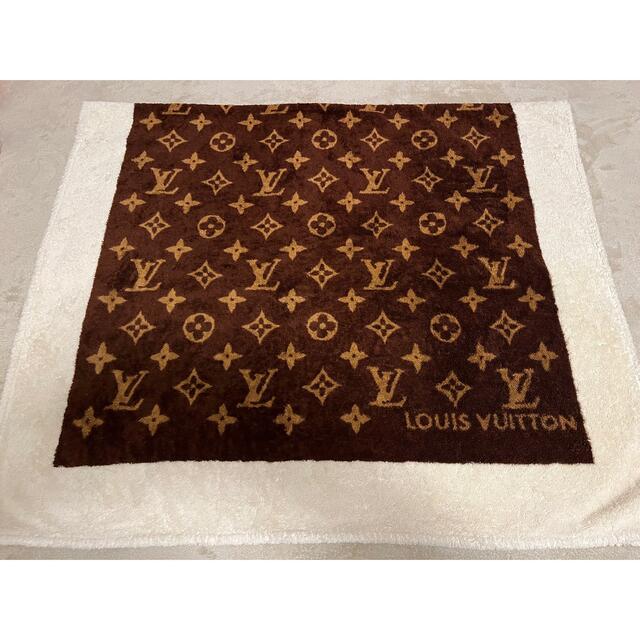 LOUIS VUITTON ルイヴィトン タオルケット  ラグ　モノグラム日用品/生活雑貨/旅行