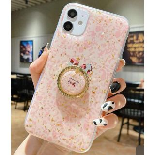 13mini♡iRing付き♡iPhoneケース♡ピンク♡地雷♡量産型♡ゆめかわ(iPhoneケース)