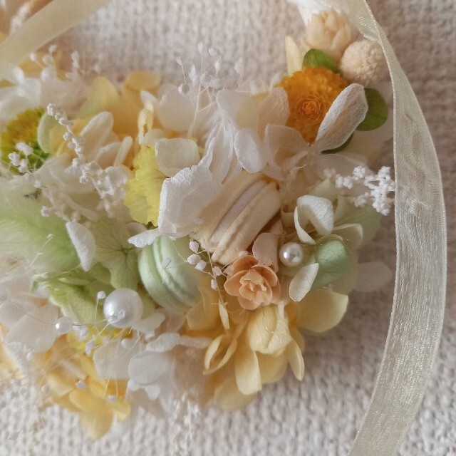 レモンライム❁*.初夏の香りフラワーリース⋆*❁*ハンドメイド⸜❤︎⸝ レモンライム❁*.初夏の香りフラワーリース⋆*❁*ハンドメイド⸜❤︎⸝