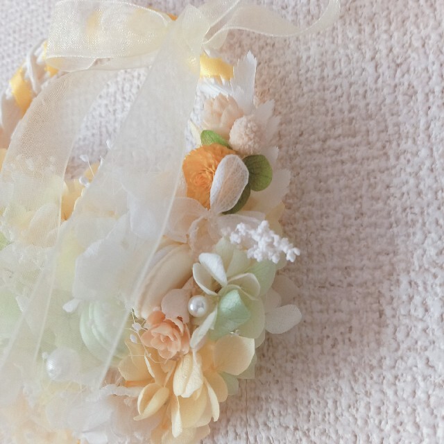 レモンライム❁*.初夏の香りフラワーリース⋆*❁*ハンドメイド⸜❤︎⸝ レモンライム❁*.初夏の香りフラワーリース⋆*❁*ハンドメイド⸜❤︎⸝