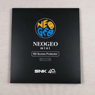 ネオジオ(NEOGEO)の【新品未開封】NEOGEO mini HD スクリーンプロテクター (2個入り)(その他)