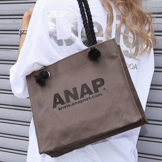 アナップ(ANAP)のアナップ　トートバッグ　ボックストート　新品未使用　タグ付(トートバッグ)