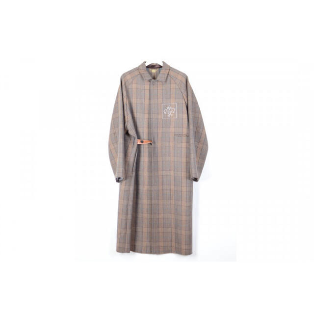 sunsea × 鬼塚ネオ 20aw Caramel Check Coatジャケット/アウター