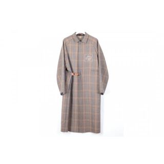 サンシー(SUNSEA)のsunsea × 鬼塚ネオ 20aw Caramel Check Coat (チェスターコート)