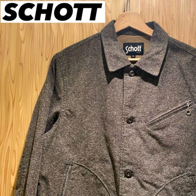 schott(ショット)の【美品】SCHOTT ショット ジャズネップ シングルジャケット ライダース メンズのジャケット/アウター(ライダースジャケット)の商品写真