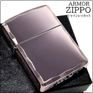 ジッポー(ZIPPO)の『送料無料』ZIPPO◇アーマーシャインレイカット 両面◇イオンピンク◇ジッポ(タバコグッズ)