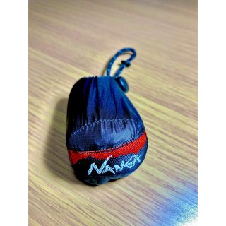 ナンガ(NANGA)の【新品】NANGA ナンガ　ポケッタブルエコバッグ　ブラック(エコバッグ)