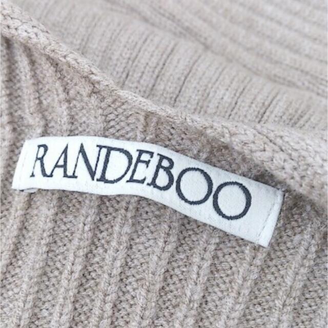 RANDEBOO  Layered knit op レイヤードニットワンピース