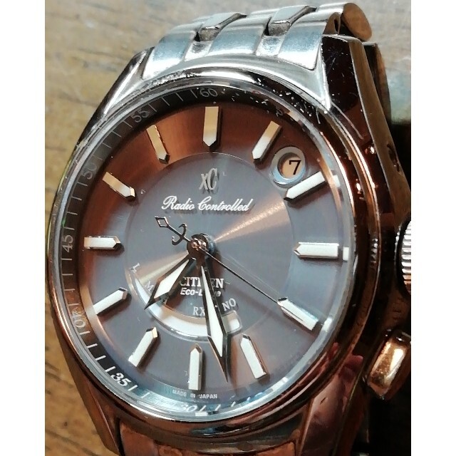 K24 超美品 シチズン・xC 電波・ソーラー時計 デイト - 腕時計(アナログ)