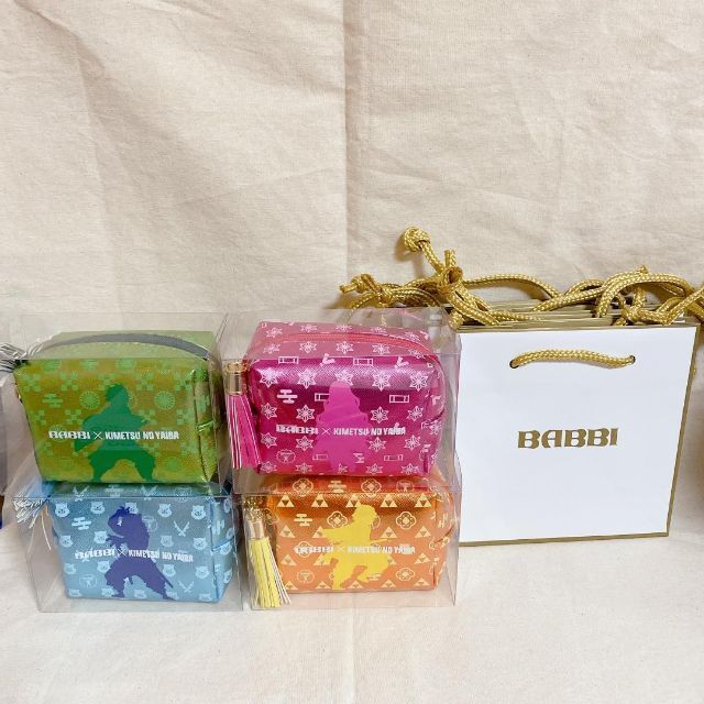 BABBI 鬼滅の刃 チョコレート ポーチ 3点セット
