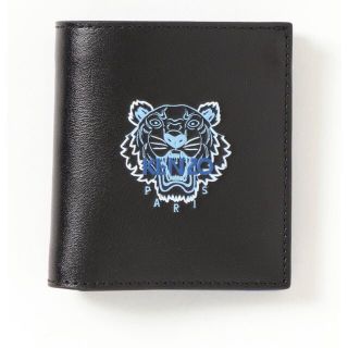 KENZO ケンゾー タイガーフェイス 折り財布 ブラック