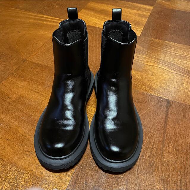 UNDERCOVER(アンダーカバー)の即完売品 美品GU×UNDERCOVER サイドゴアブーツ ブラック26 メンズの靴/シューズ(ブーツ)の商品写真