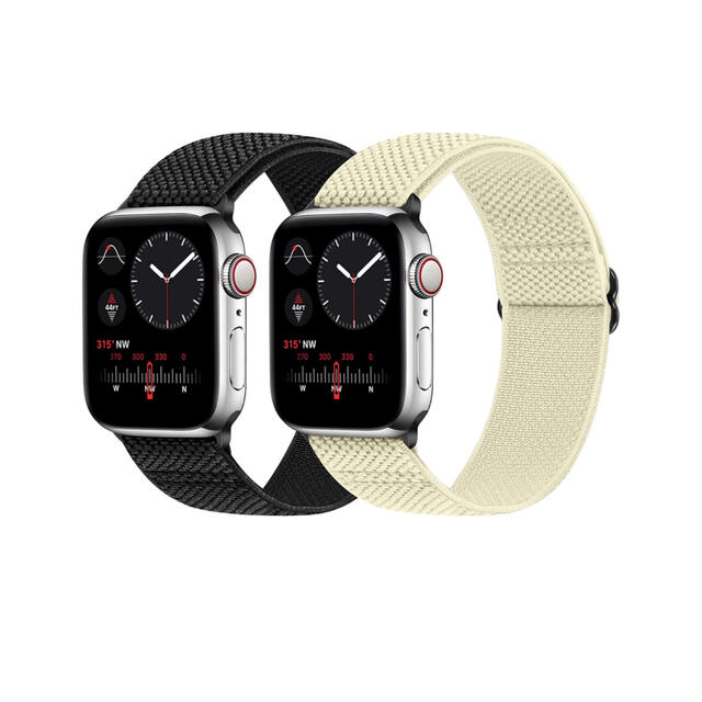 クリスマスファッション applewatch アップルウォッチ バンドベルトナイロン赤彩42 44