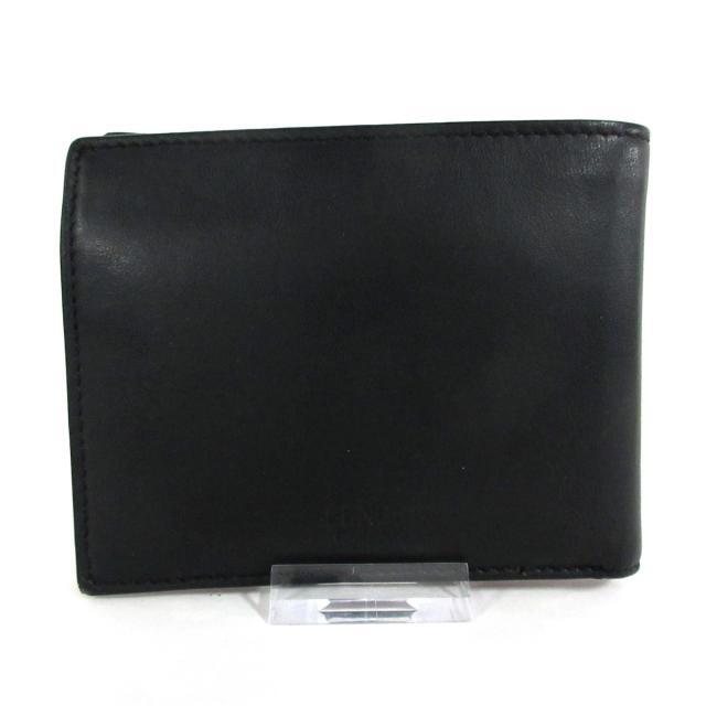 FENDI(フェンディ)のフェンディ 2つ折り財布 黒×イエロー レディースのファッション小物(財布)の商品写真