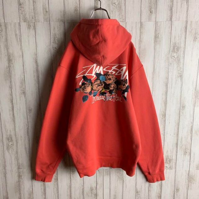 入手困難】stussy☆ナイロンジャケット L 刺繍ロゴ バックプリント-