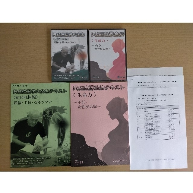 天城流医学大全集【症状別 膝編】+天城流湯治法【生命力】DVDセット