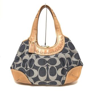 美品】COACH馬車柄Embossed Horse Carriage Edie-